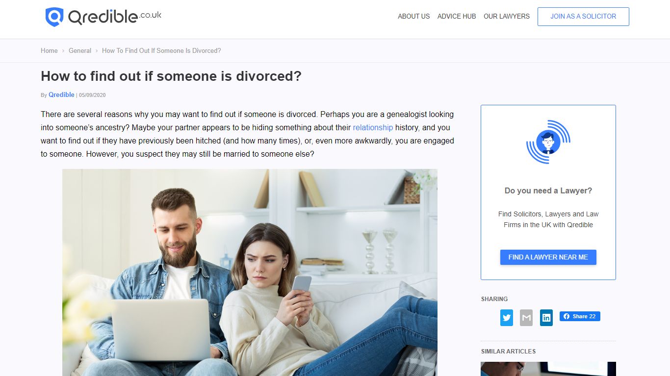 How to find out if someone is divorced? | Qredible